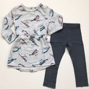 Old Navy Tunic Sweater Dress with Matching Leggings